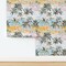Tropical Summer Retro Boats Palm Trees Hawaiian Nautical Sailboats Coastal Ocean Vacation Custom Removable Wallpaper by Spoonflower Peel & Stick Wallpaper 2FT Wide